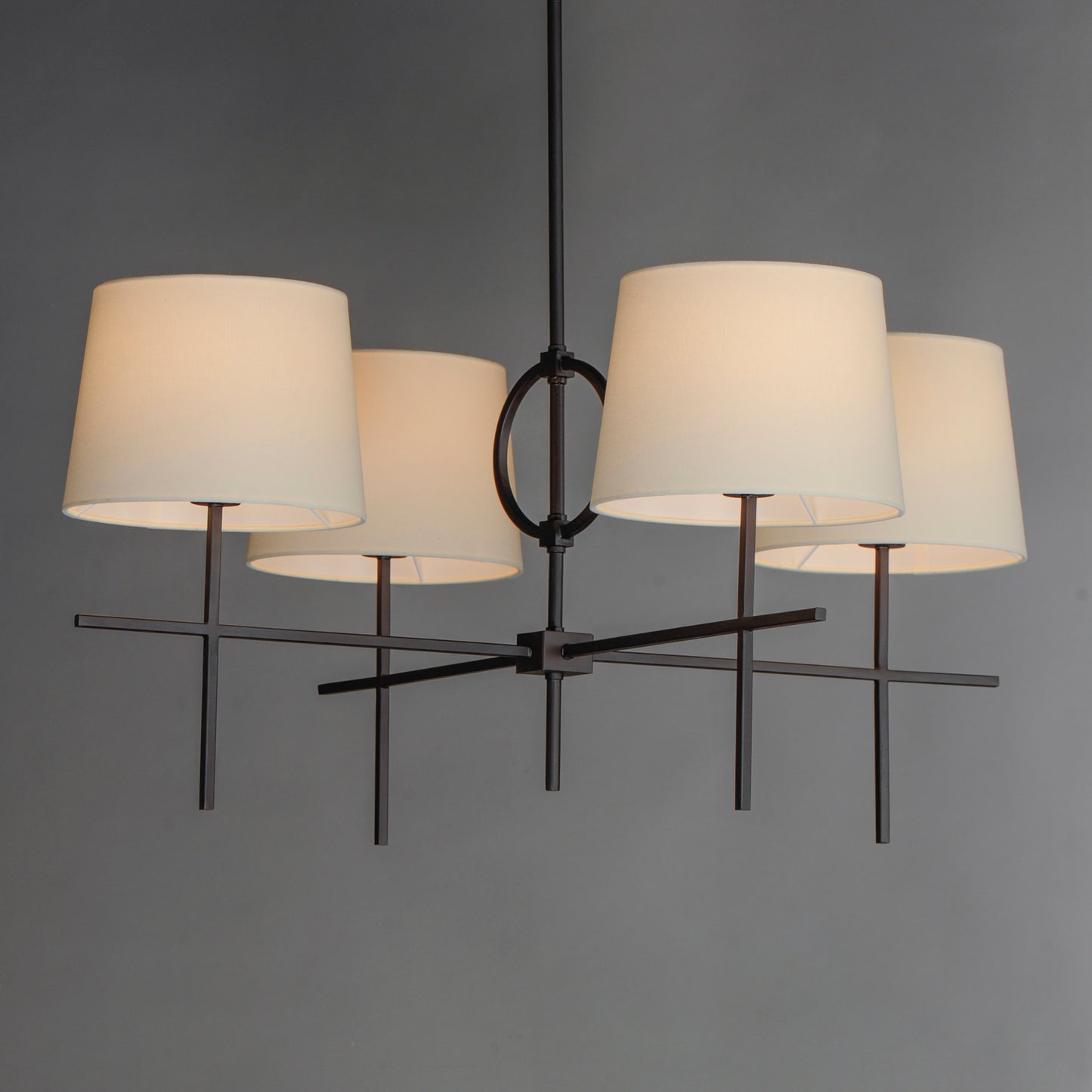 Paoli 4-Light Pendant Charcoal Bronze by Maxim Lighting
