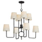 Paoli 8-Light Chandelier Charcoal Bronze by Maxim Lighting