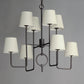 Paoli 8-Light Chandelier Charcoal Bronze by Maxim Lighting