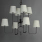 Paoli 8-Light Chandelier Charcoal Bronze by Maxim Lighting