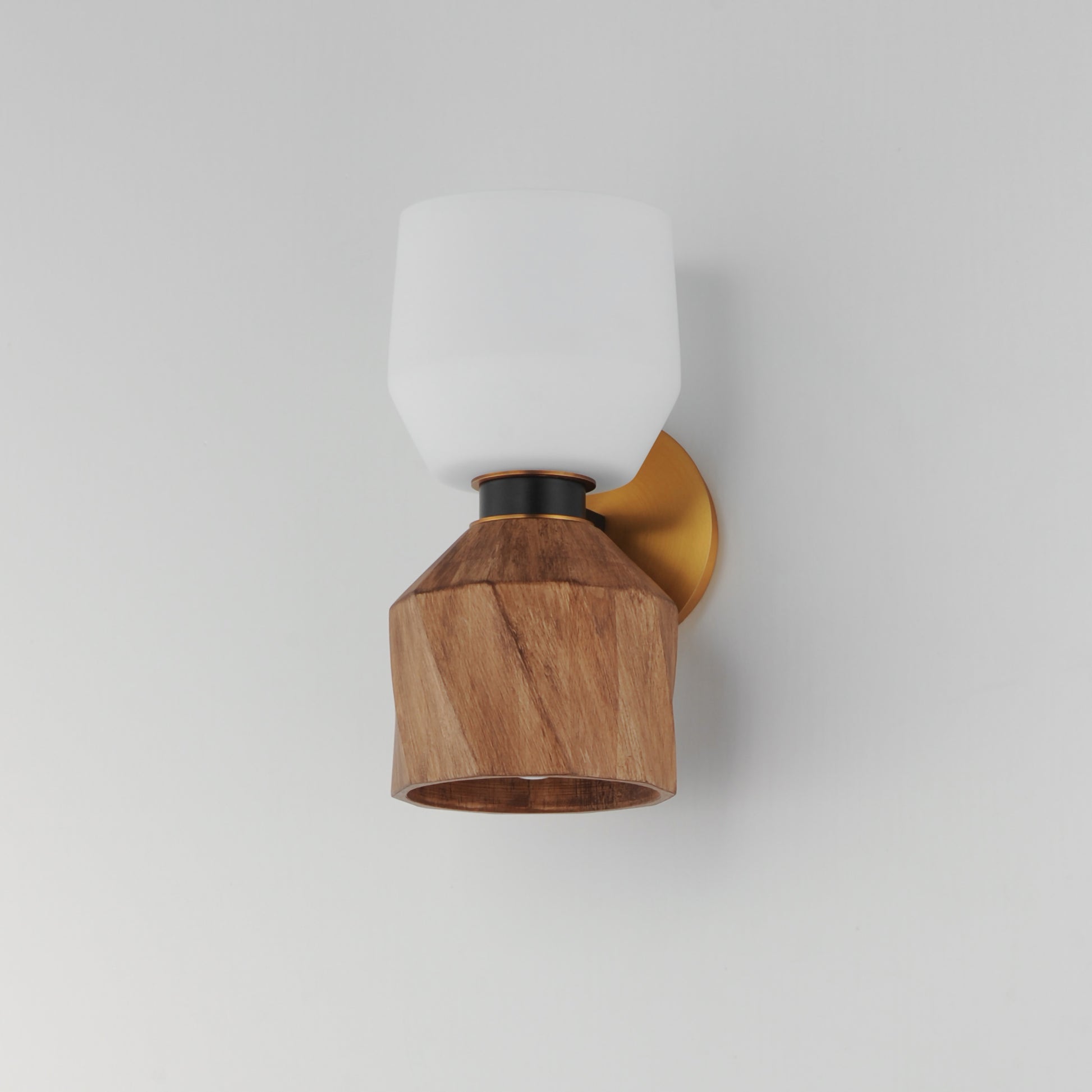 Akimbo 2-Light Wall Sconce Dark Bronze/Antique Brass by Maxim Lighting