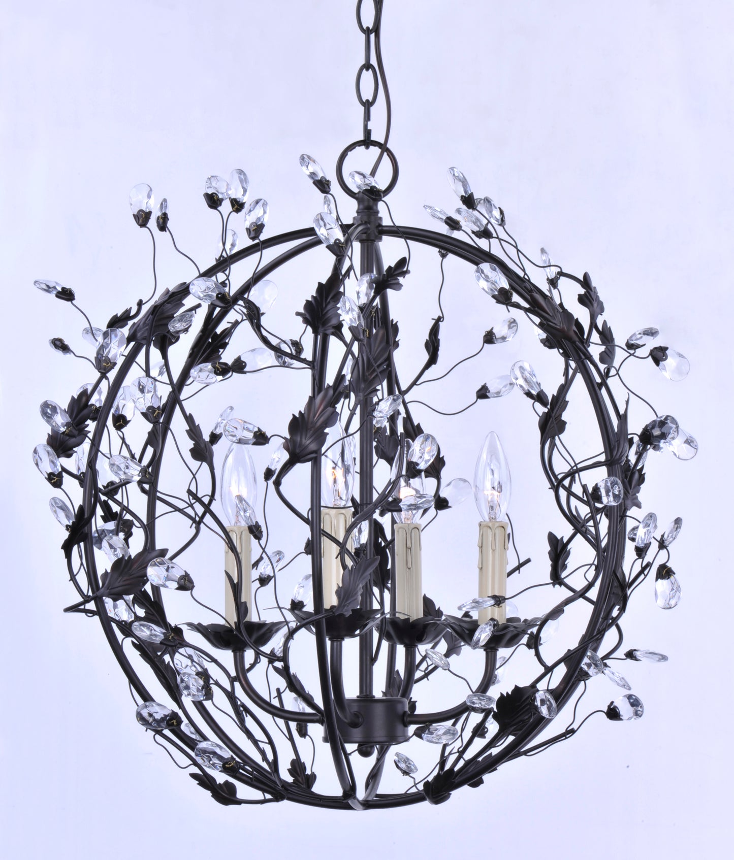 Elegante 3-Light Chandelier Oil Rubbed Bronze by Maxim Lighting