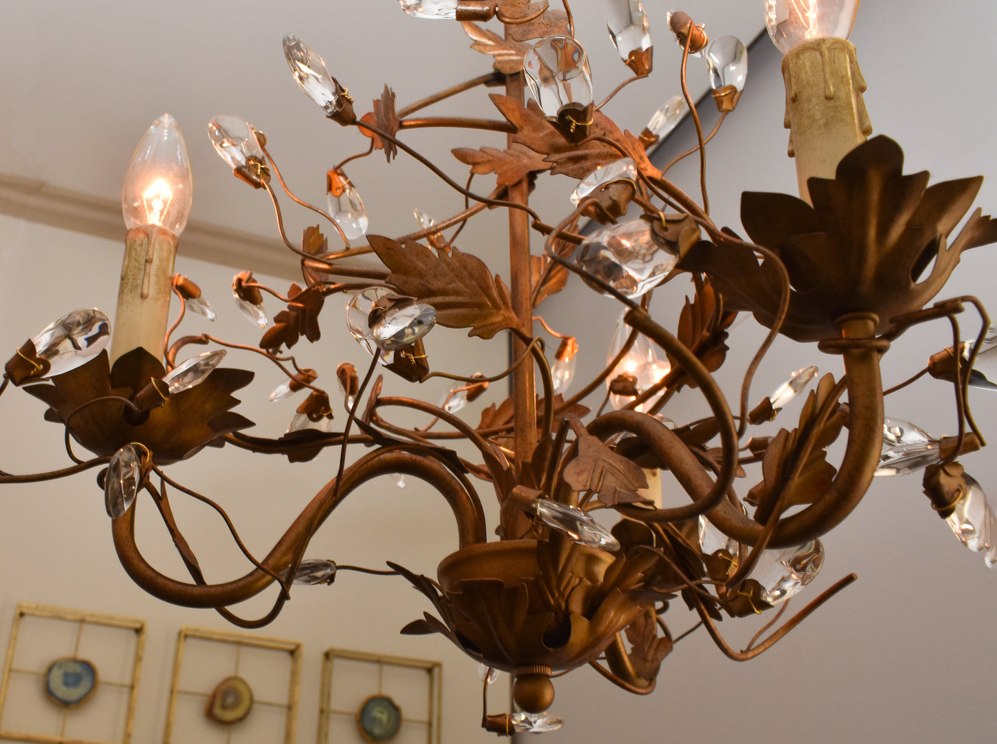 Elegante 3-Light Chandelier Etruscan Gold by Maxim Lighting