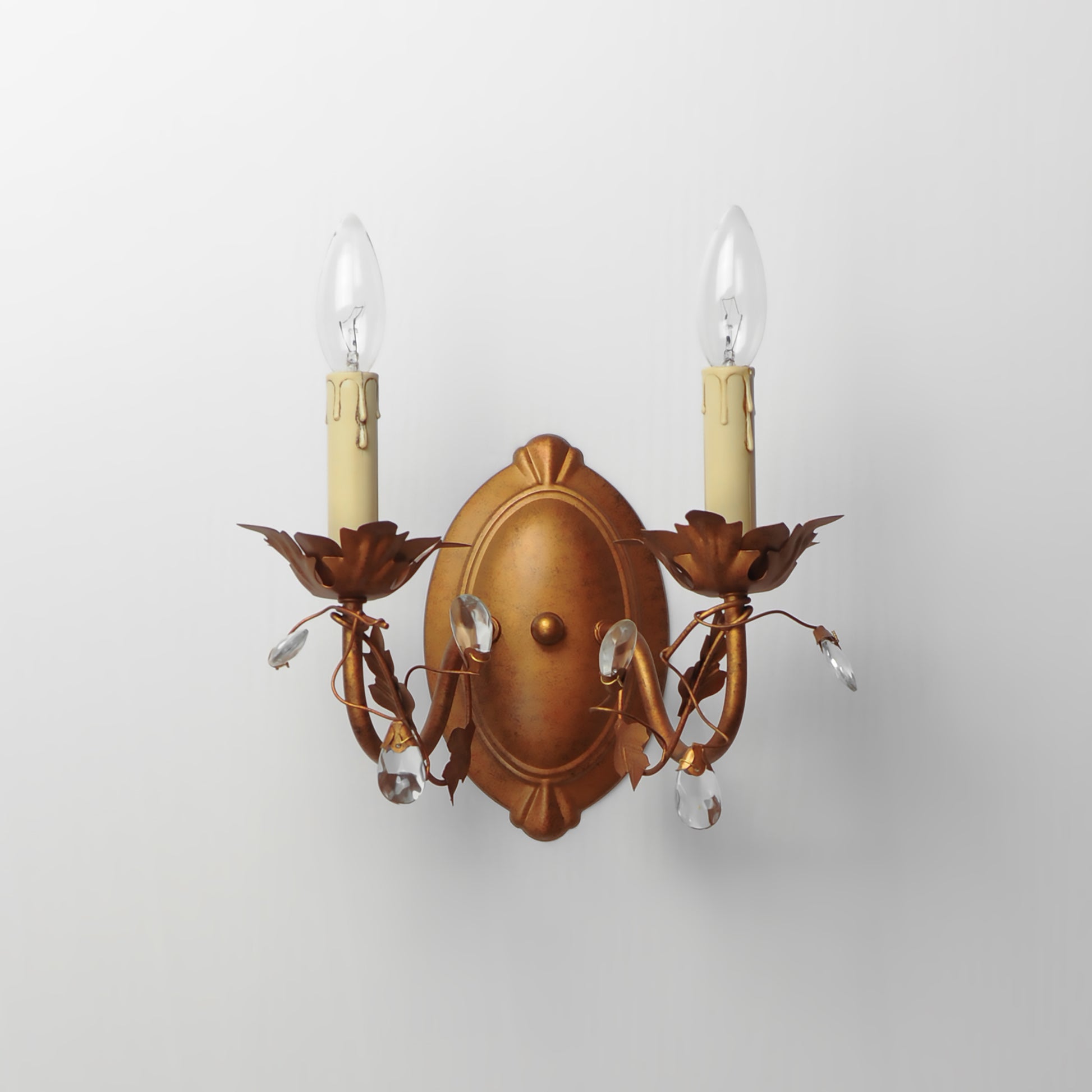 Elegante 2-Light Wall Sconce Etruscan Gold by Maxim Lighting