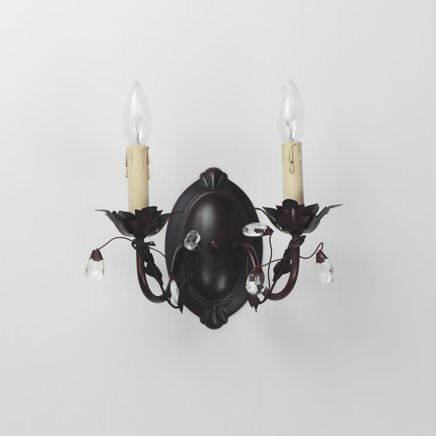 Elegante 2-Light Wall Sconce Oil Rubbed Bronze by Maxim Lighting