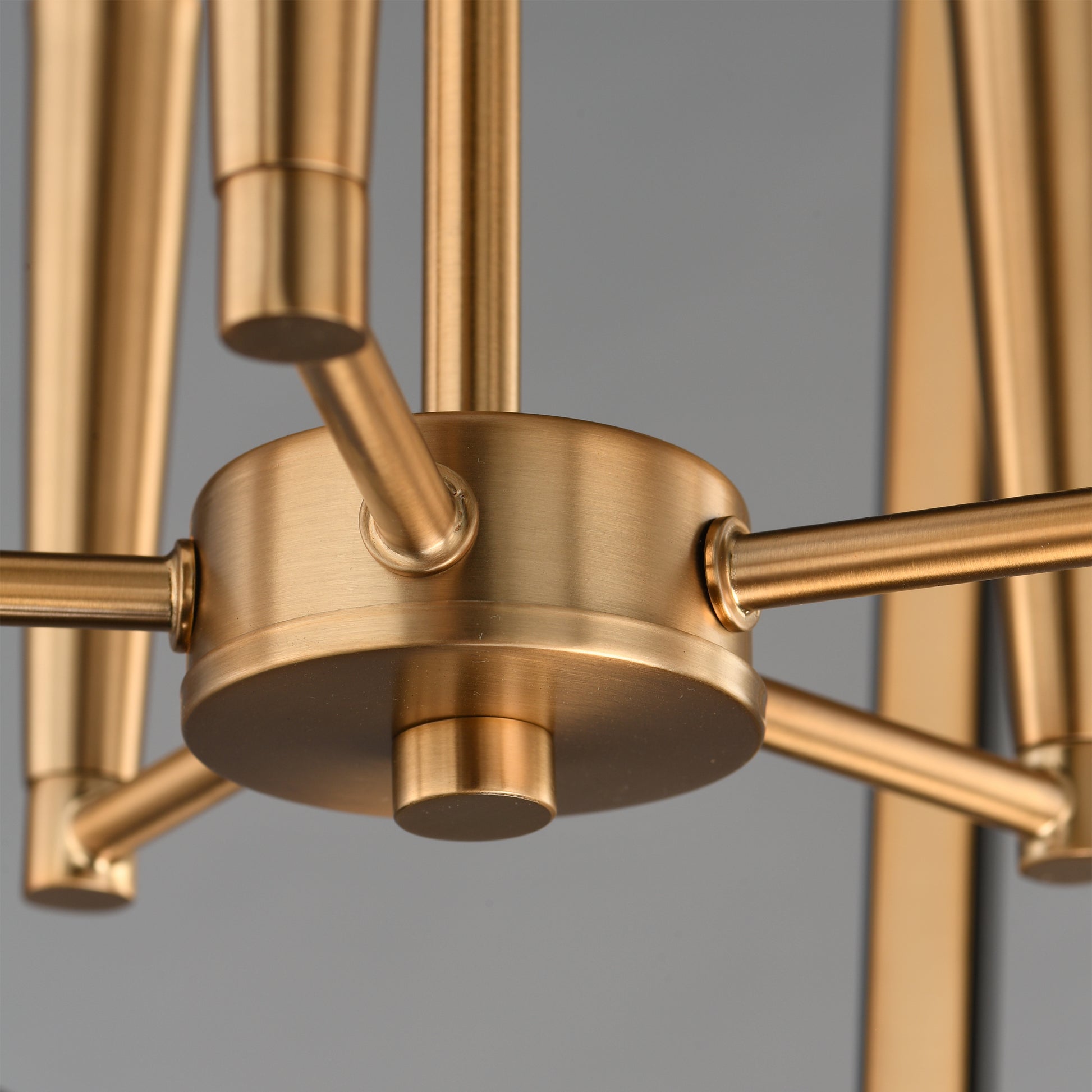 Melrose 5-Light Pendant Black/Natural Aged Brass by Maxim Lighting