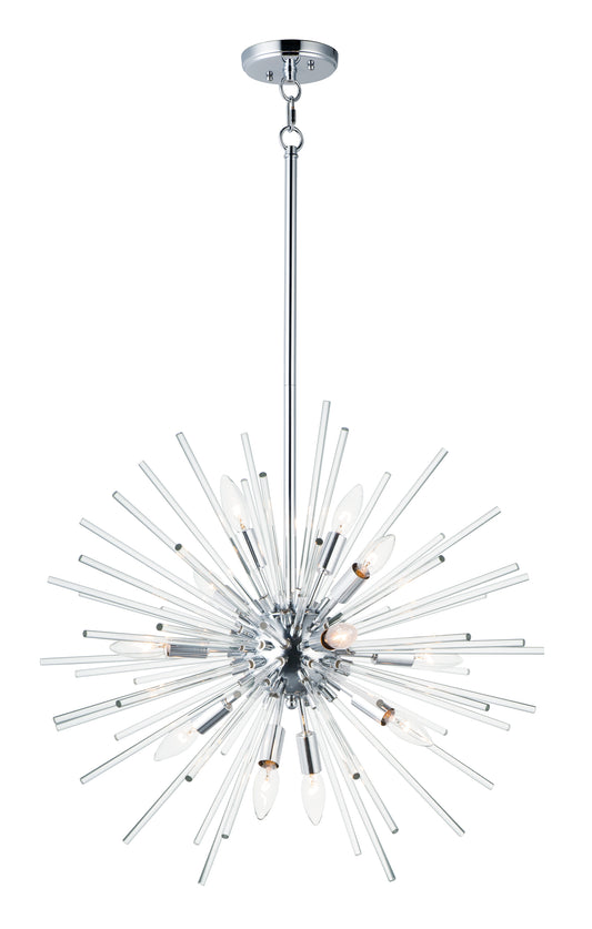 Polaris 12-Light Pendant Polished Chrome by Maxim Lighting