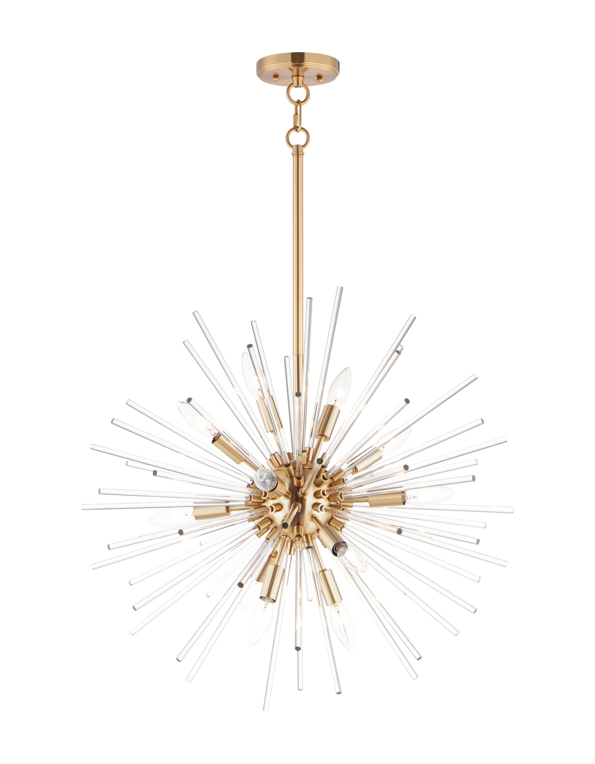 Polaris 12-Light Pendant Satin Brass by Maxim Lighting