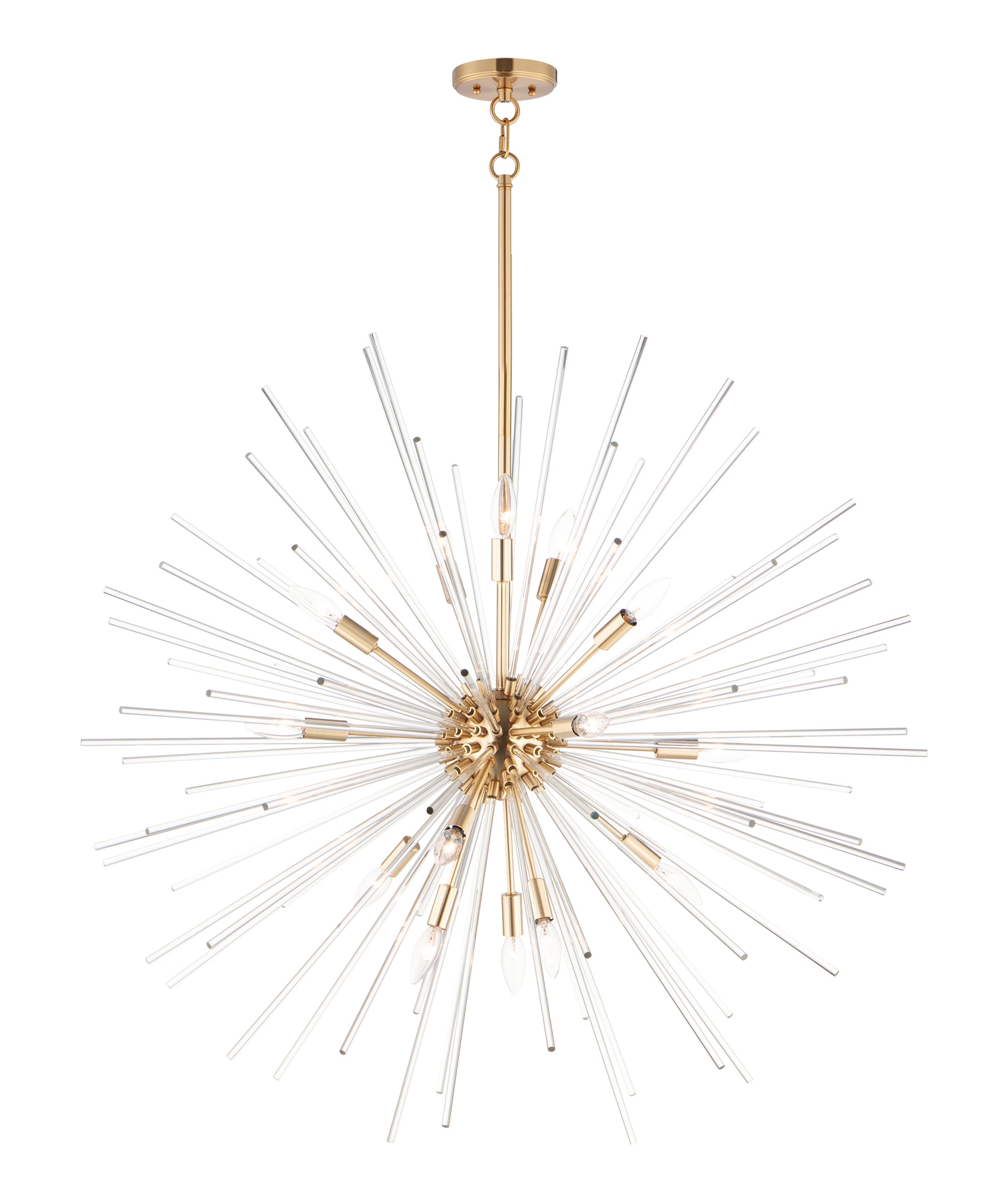 Polaris 16-Light Pendant Satin Brass by Maxim Lighting