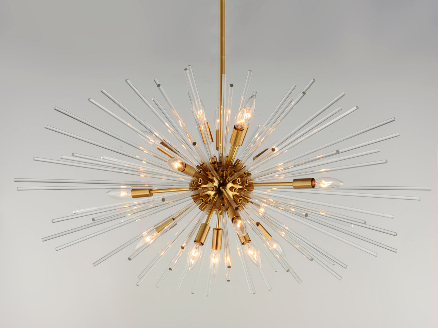 Polaris 16-Light Pendant Satin Brass by Maxim Lighting