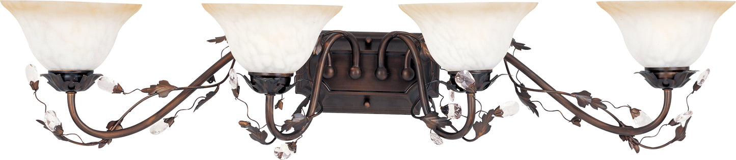 Elegante 4-Light Bath Vanity Oil Rubbed Bronze by Maxim Lighting