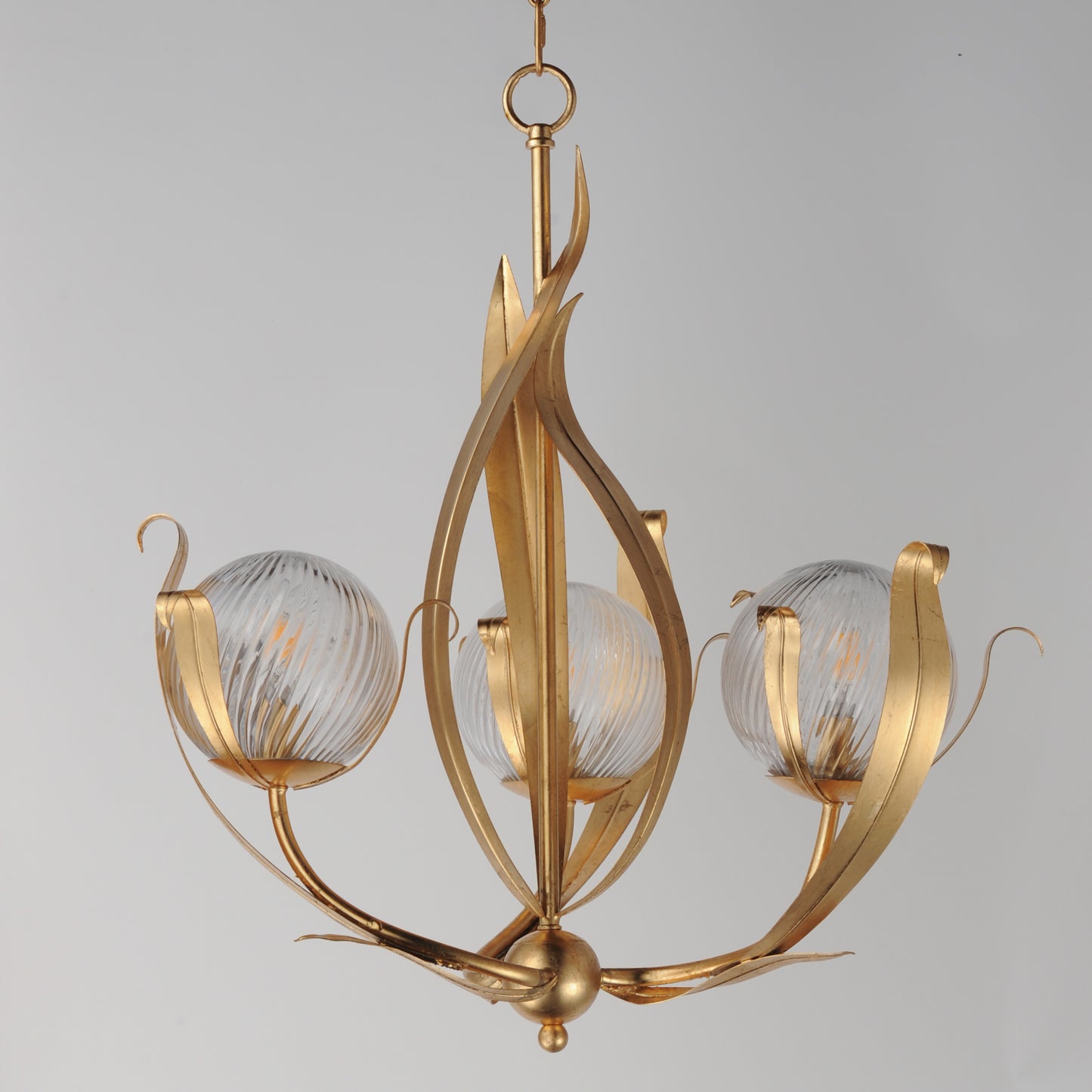Firenze 3-Light Pendant Gold Leaf by Maxim Lighting