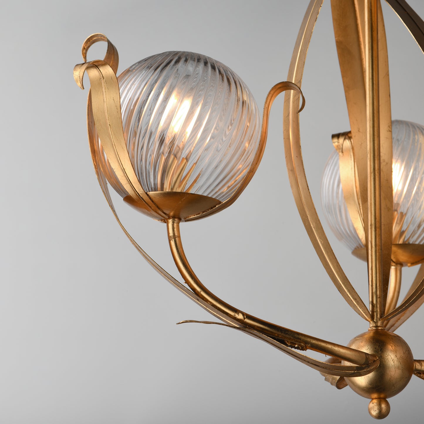 Firenze 3-Light Pendant Gold Leaf by Maxim Lighting