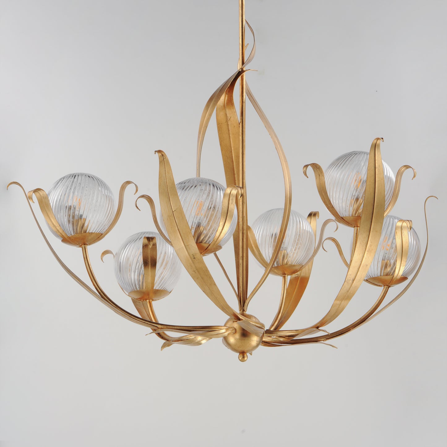 Firenze 6-Light Chandelier Gold Leaf by Maxim Lighting