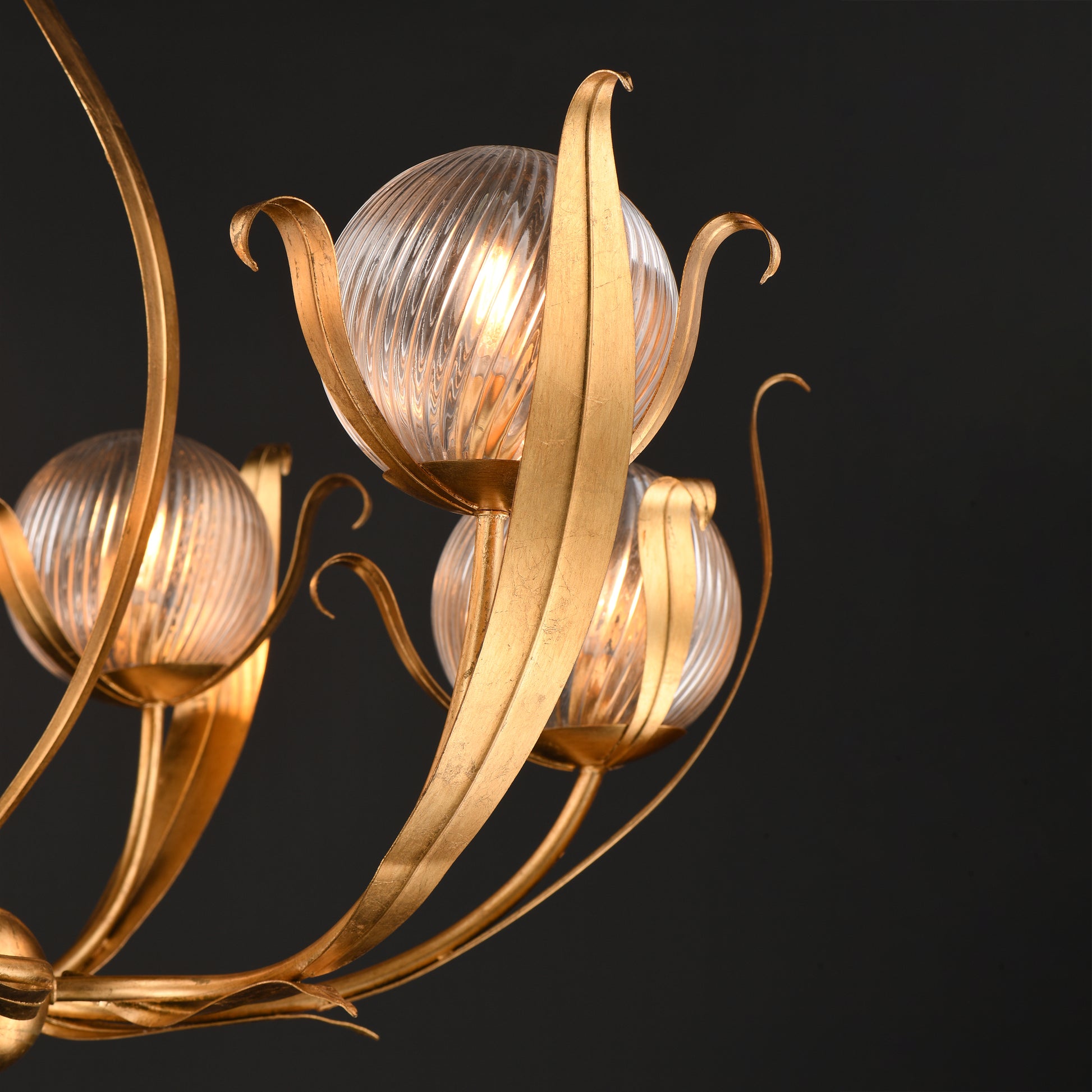 Firenze 6-Light Chandelier Gold Leaf by Maxim Lighting