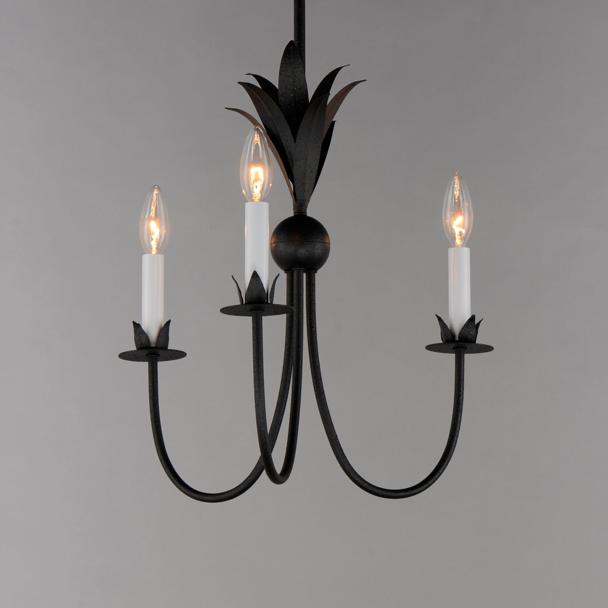 Paloma 3-Light Chandelier Anthracite by Maxim Lighting