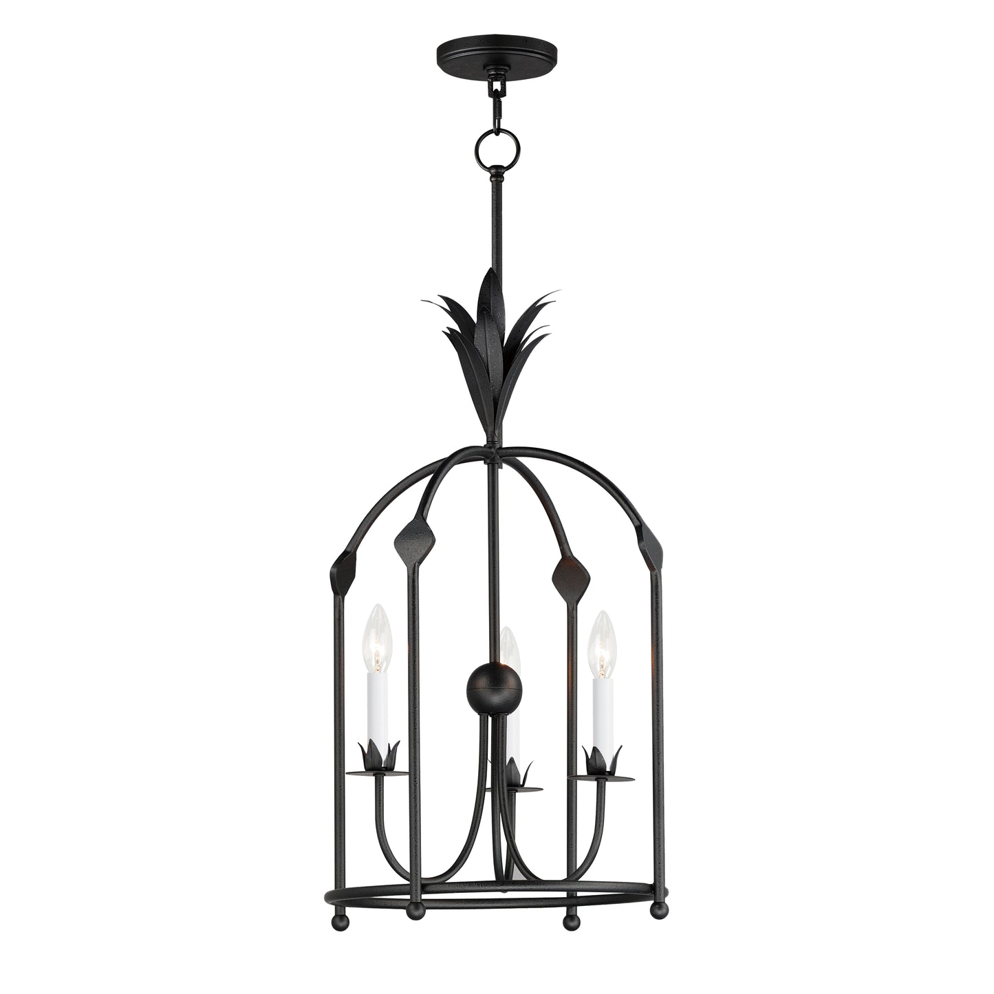 Paloma 3-Light Foyer Pendant Anthracite by Maxim Lighting