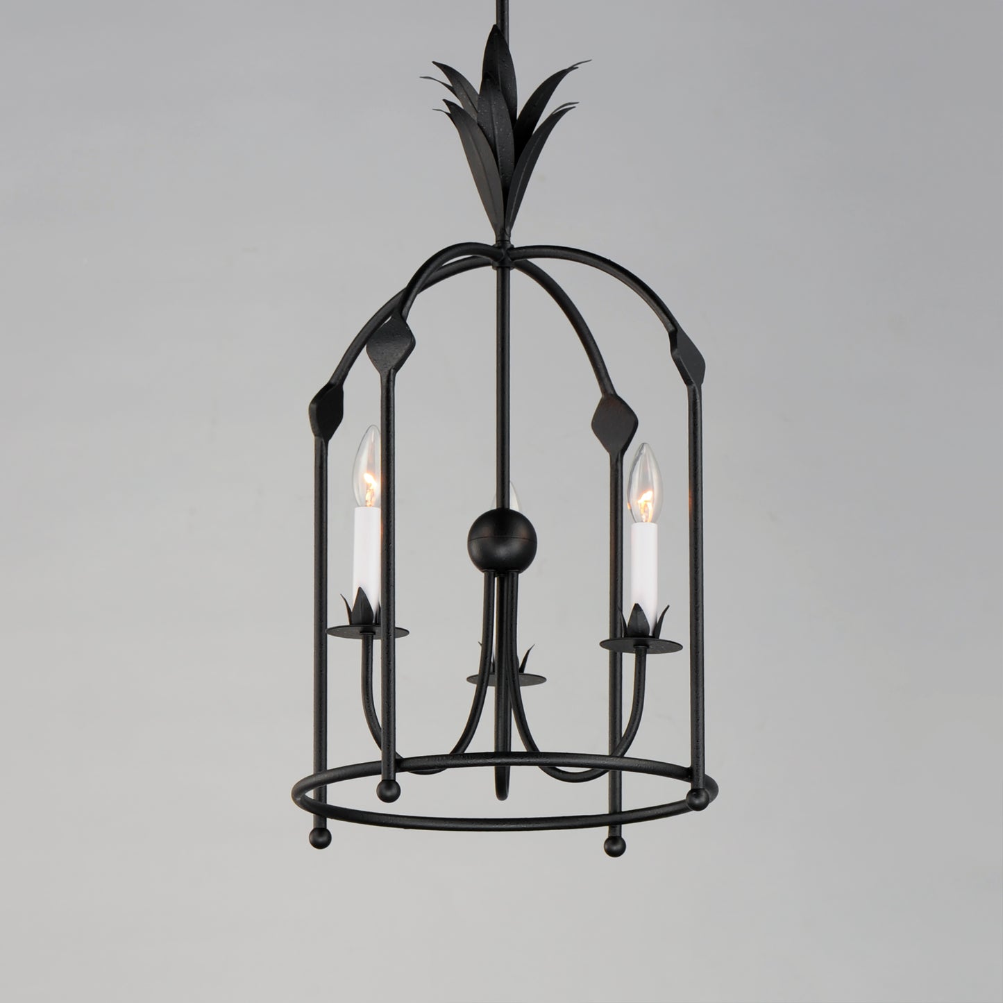 Paloma 3-Light Foyer Pendant Anthracite by Maxim Lighting