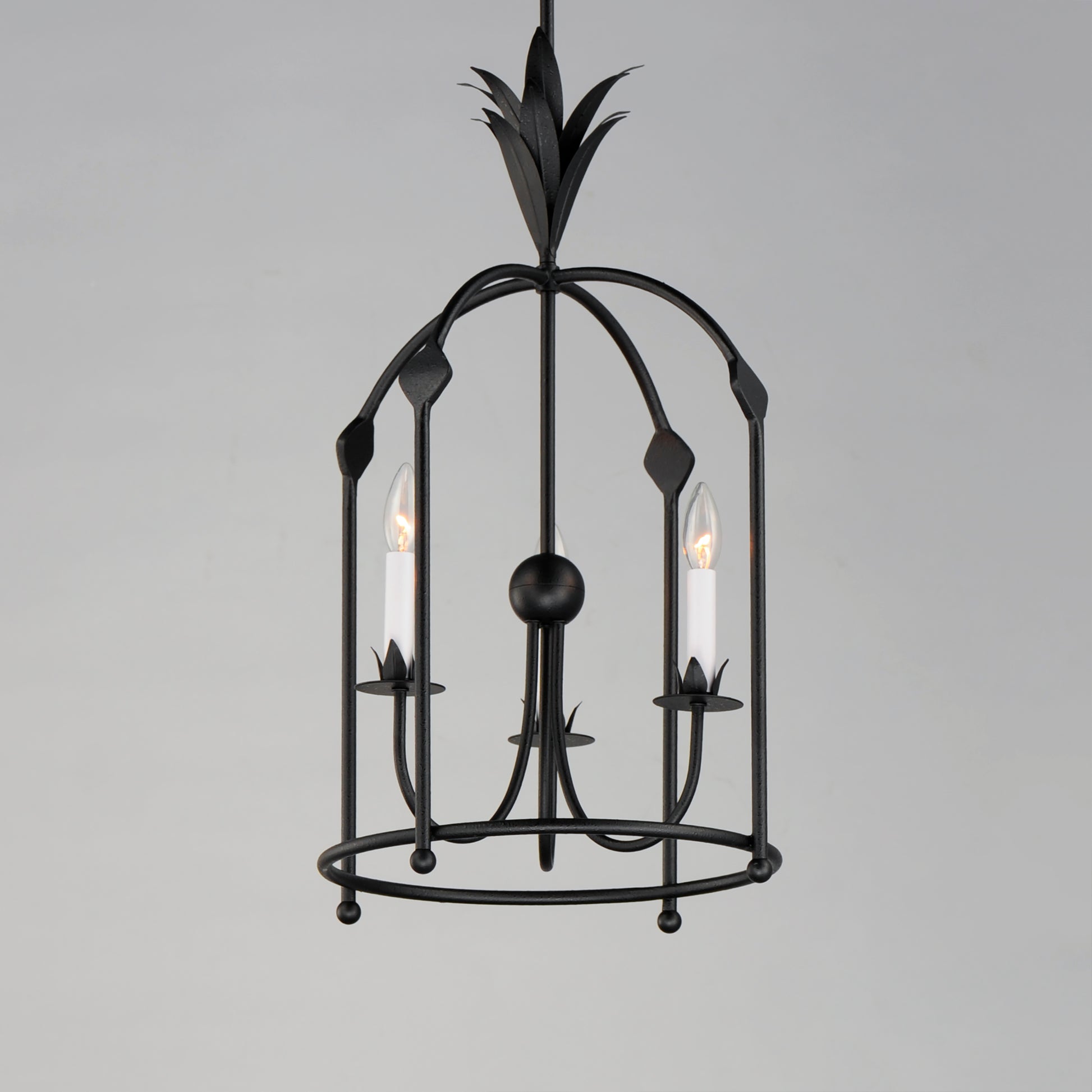 Paloma 3-Light Foyer Pendant Anthracite by Maxim Lighting