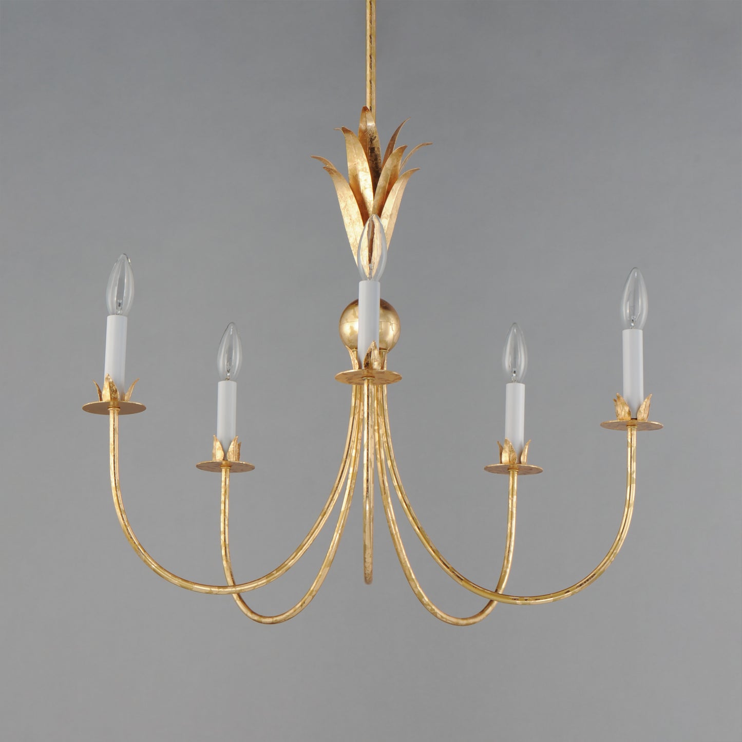 Paloma 5-Light Chandelier Gold Leaf by Maxim Lighting