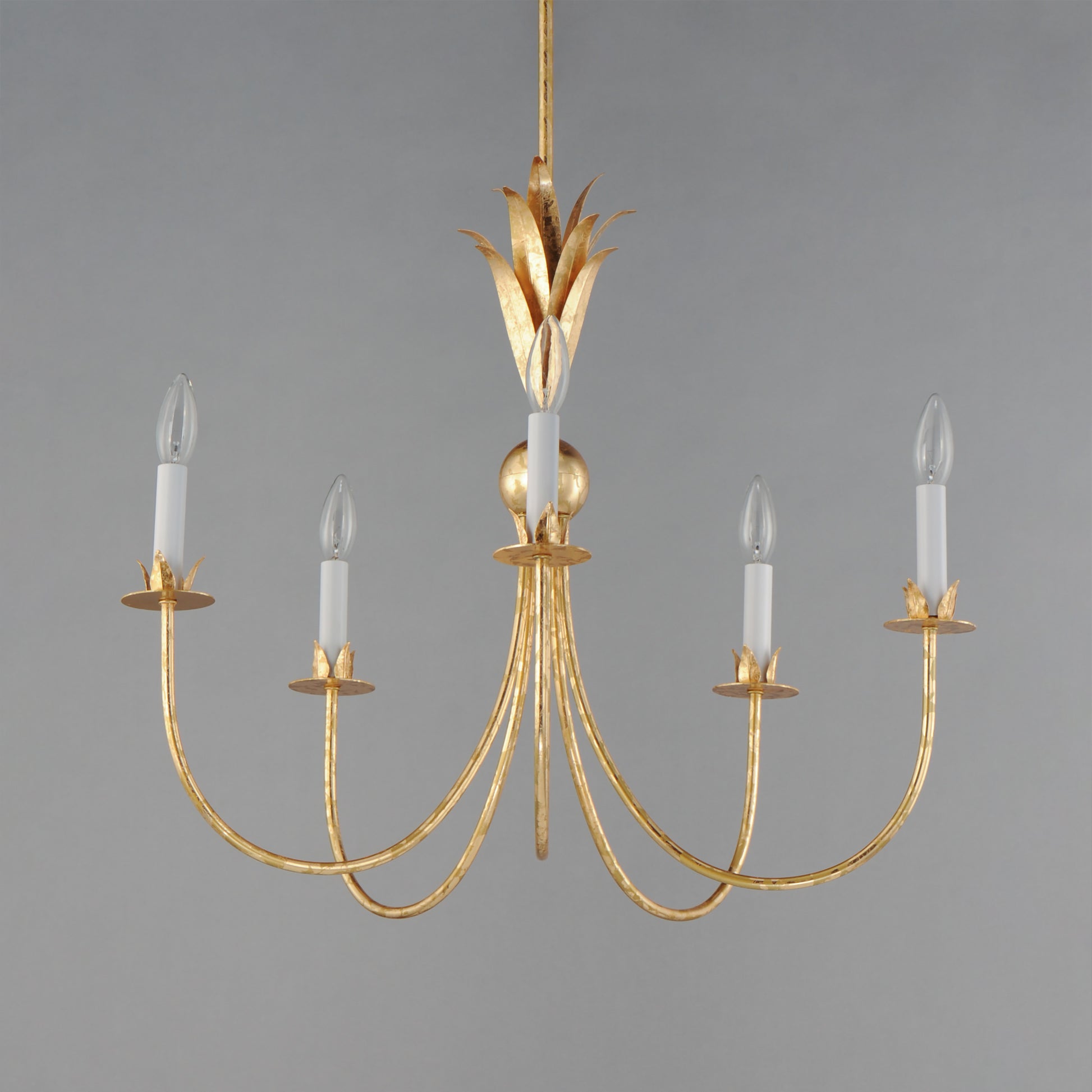 Paloma 5-Light Chandelier Gold Leaf by Maxim Lighting