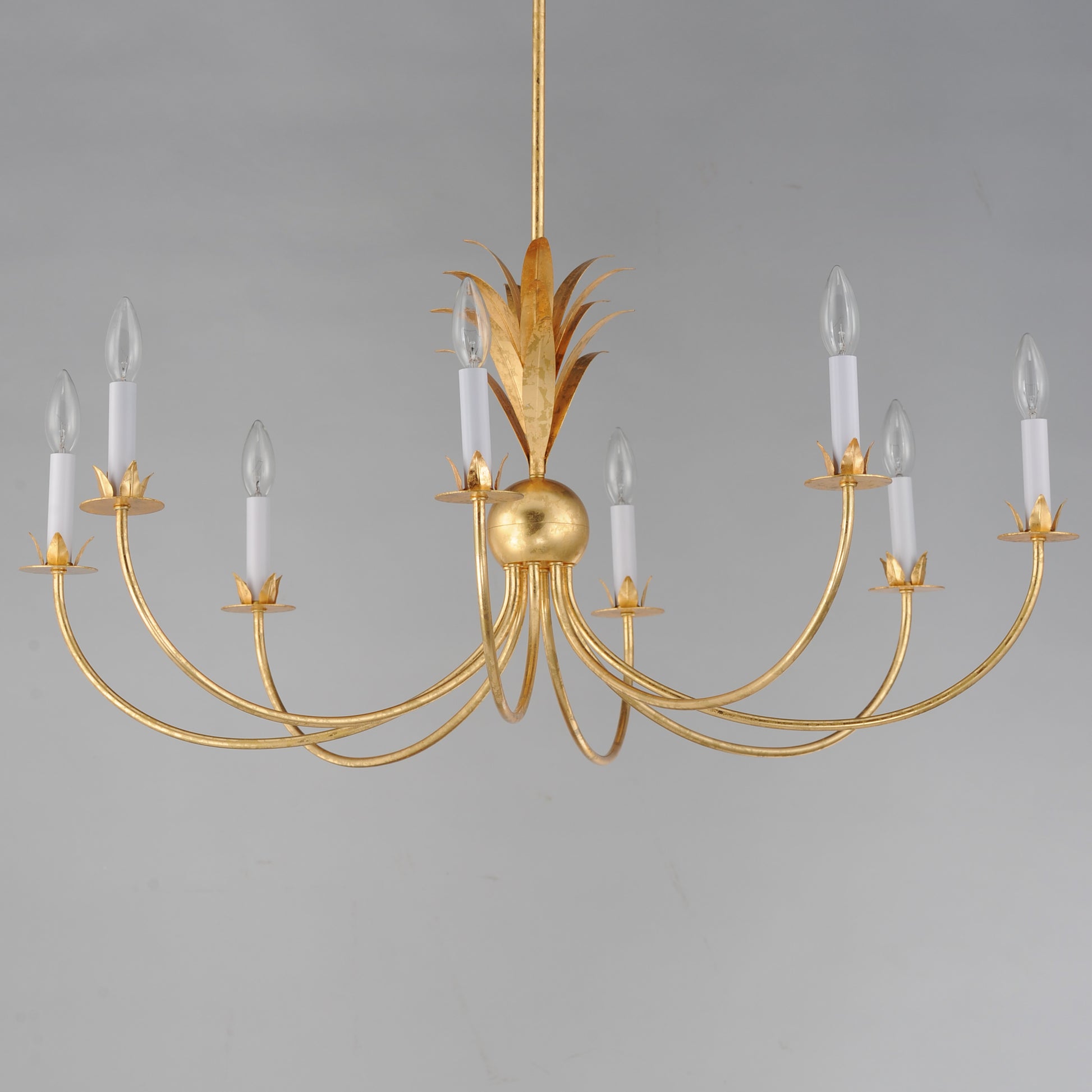 Paloma 8-Light Chandelier Gold Leaf by Maxim Lighting
