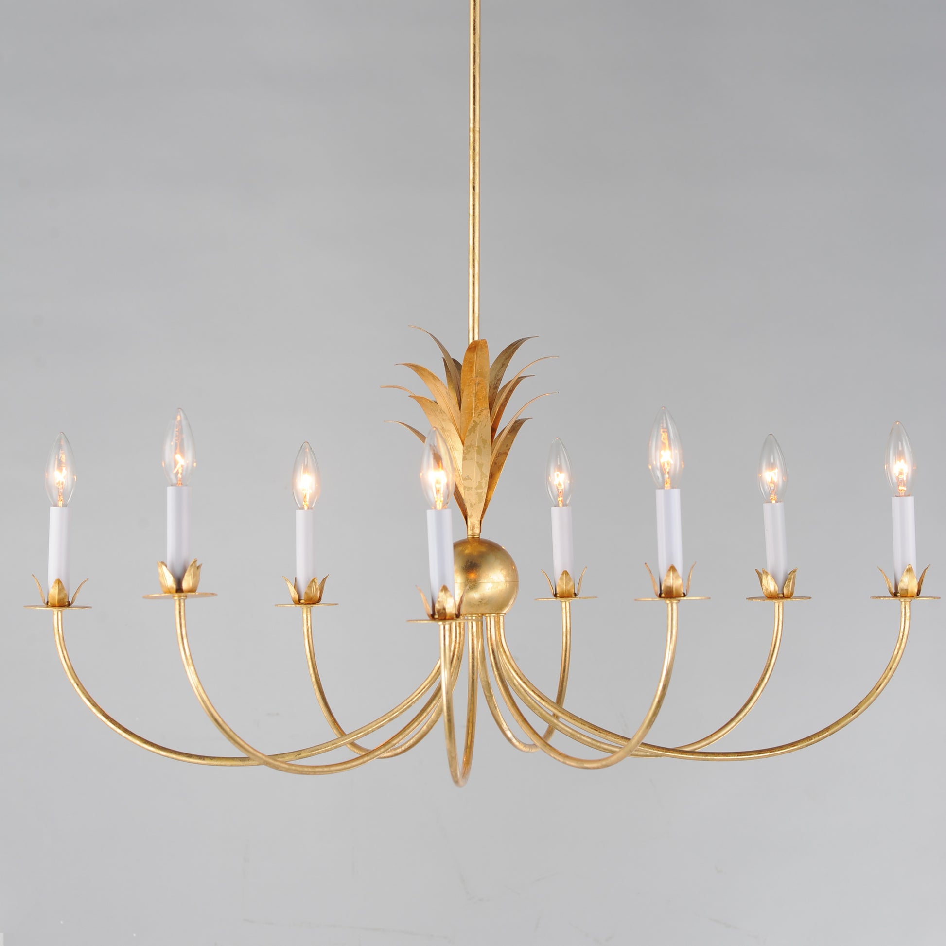 Paloma 8-Light Chandelier Gold Leaf by Maxim Lighting