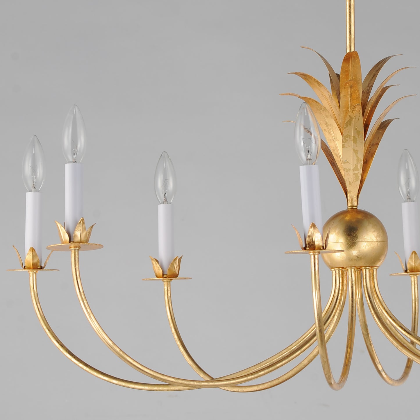 Paloma 8-Light Chandelier Gold Leaf by Maxim Lighting