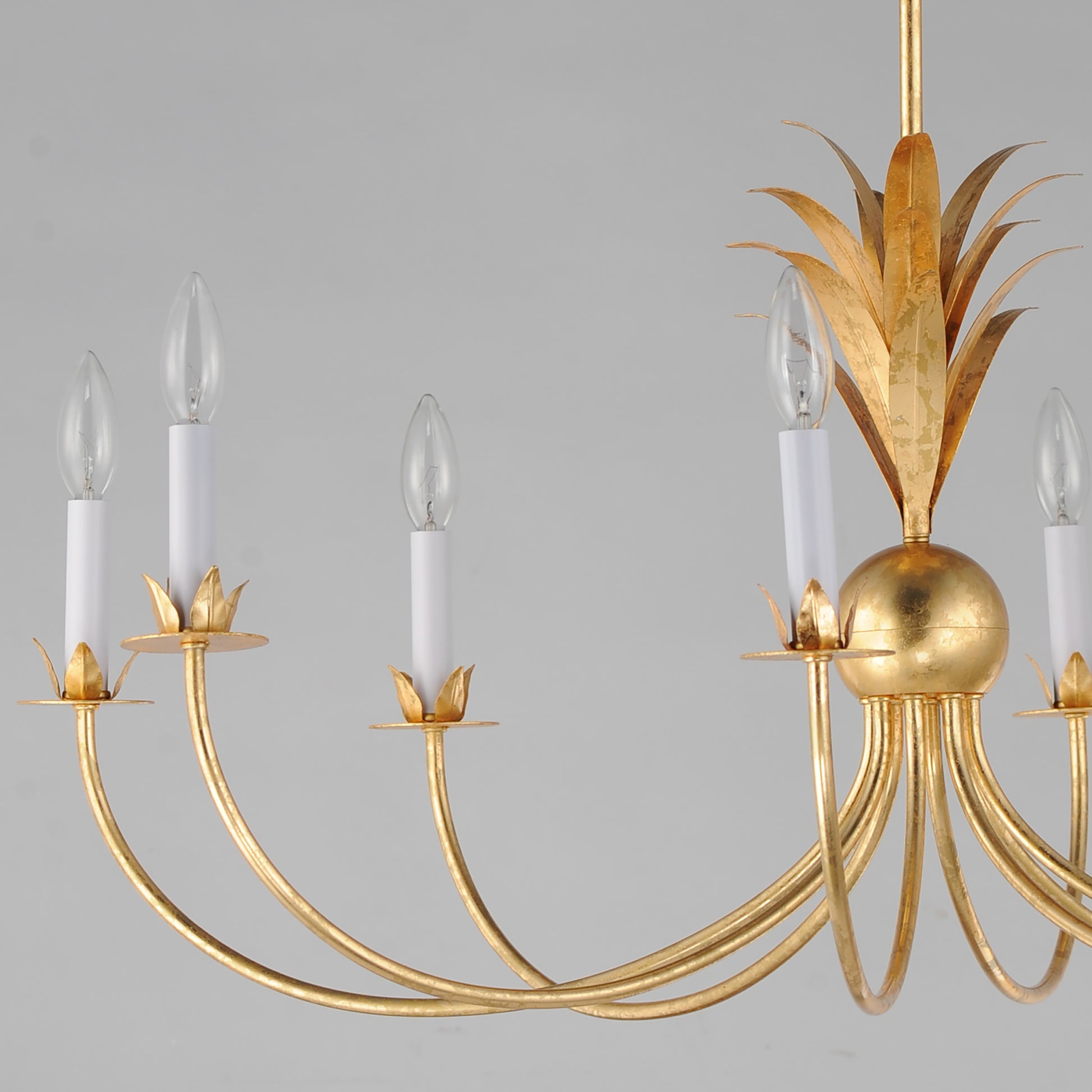 Paloma 8-Light Chandelier Gold Leaf by Maxim Lighting