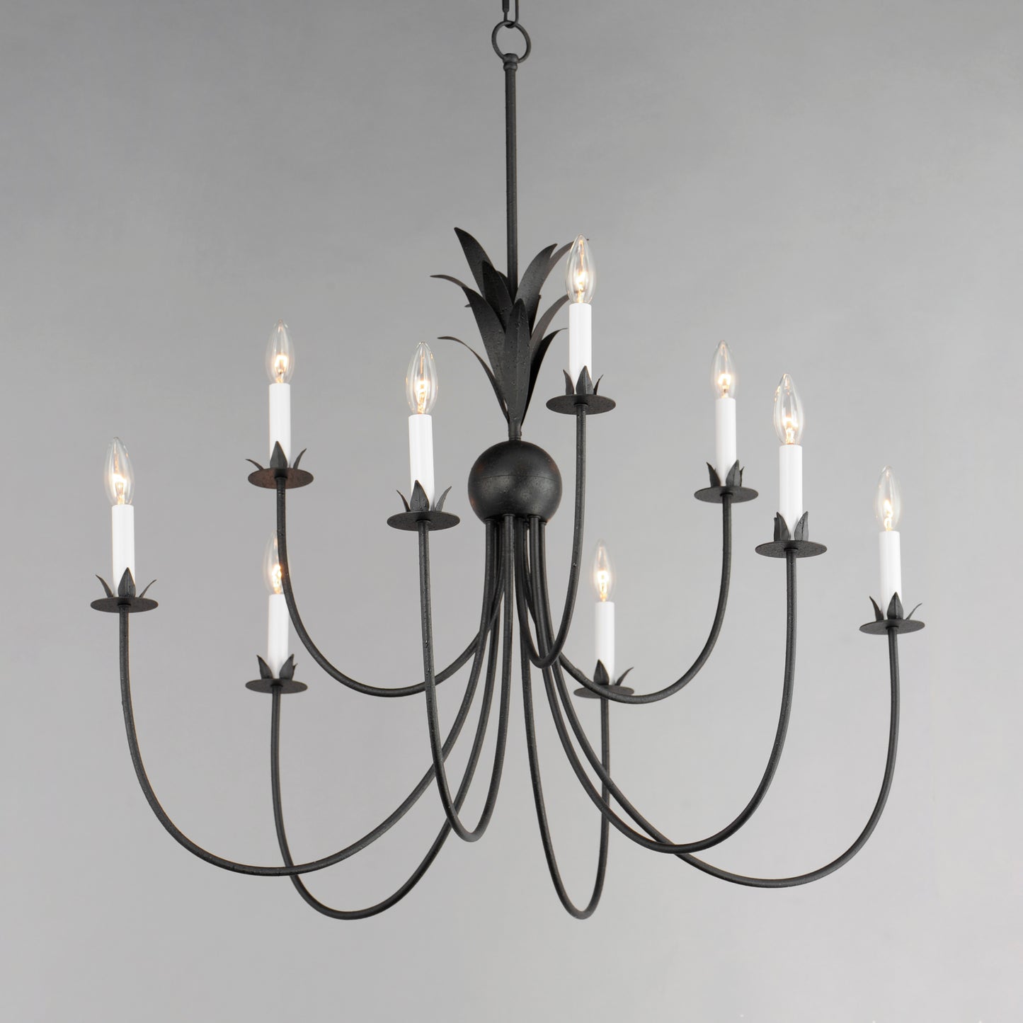 Paloma 9-Light Chandelier Anthracite by Maxim Lighting