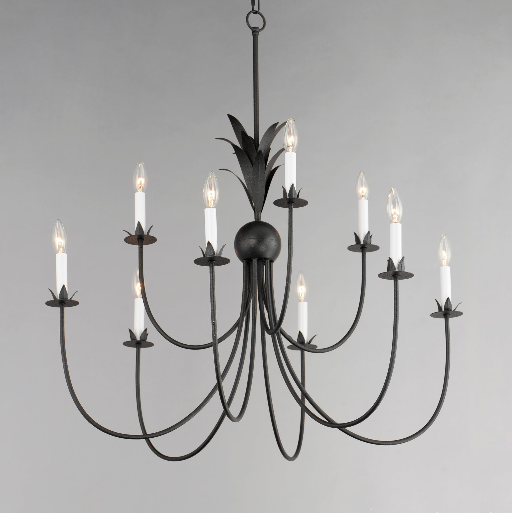 Paloma 9-Light Chandelier Anthracite by Maxim Lighting