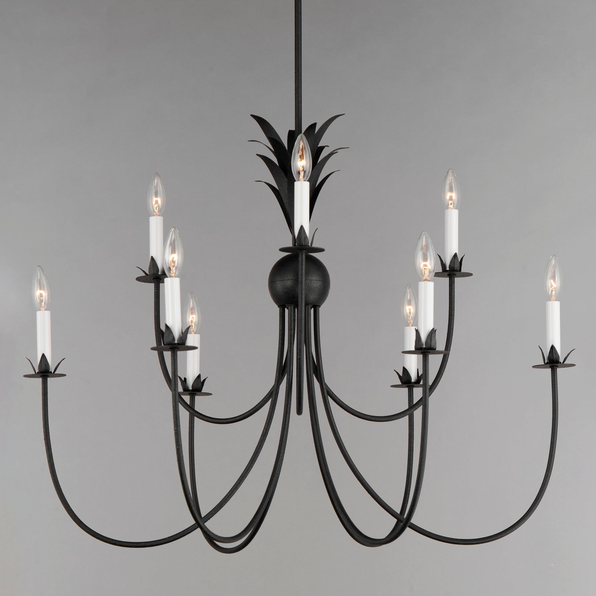 Paloma 9-Light Chandelier Anthracite by Maxim Lighting