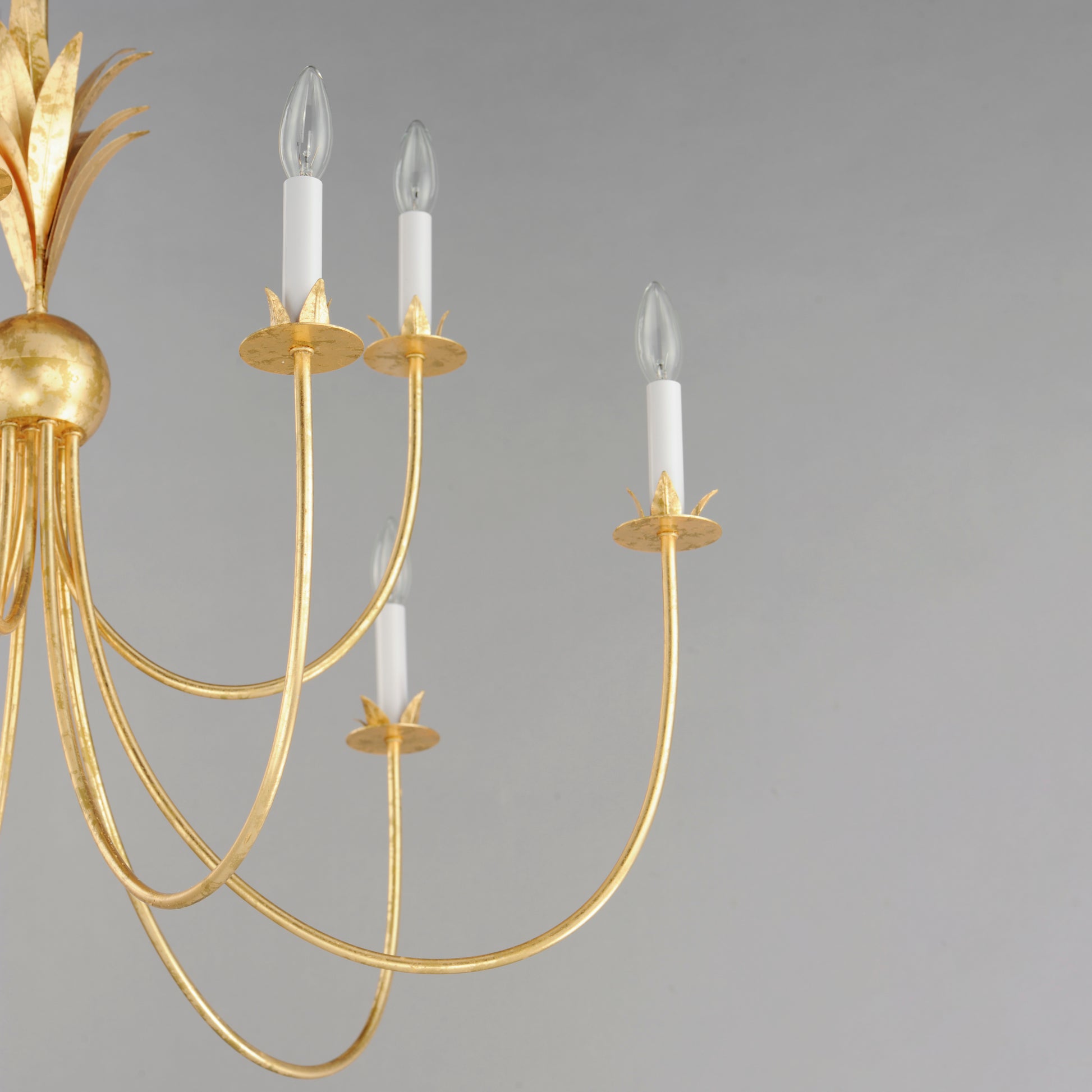 Paloma 9-Light Chandelier Gold Leaf by Maxim Lighting
