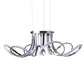 6 Petal Flower Dimmable LED Chandelier - Finesse Decor CH-801