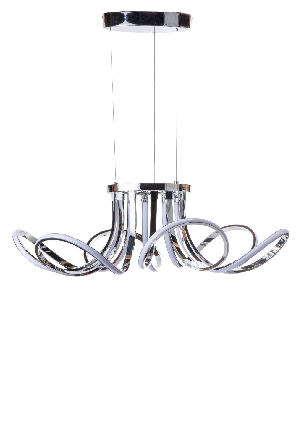 6 Petal Flower Dimmable LED Chandelier - Finesse Decor CH-801