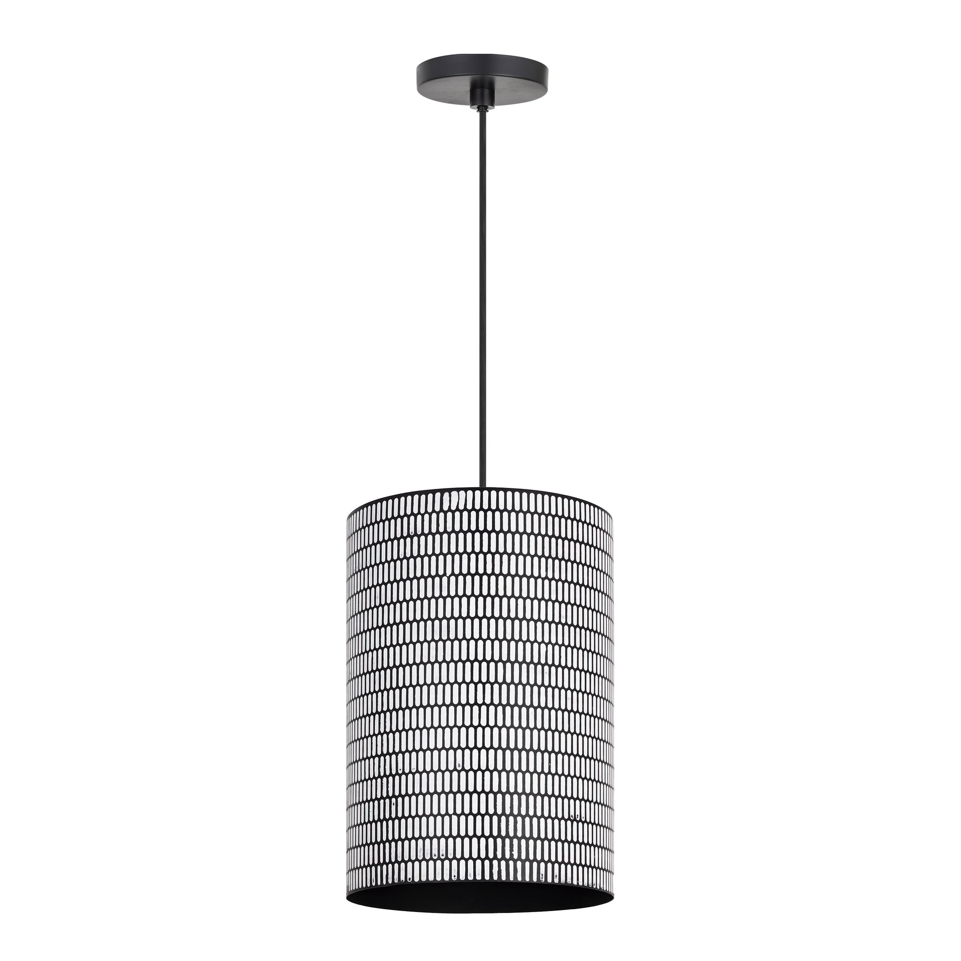 Shaka Pendant Black/White by Maxim Lighting