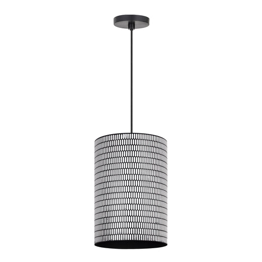Shaka Pendant Black/White by Maxim Lighting