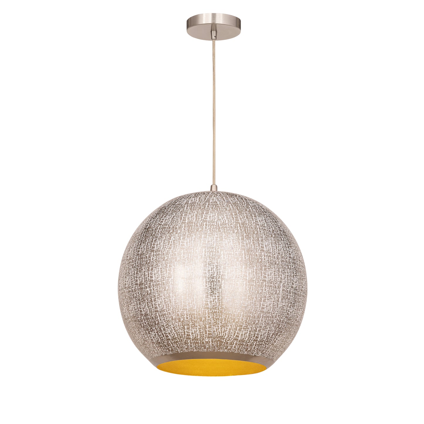 Aurelia 14" Pendant Arctic White by Maxim Lighting