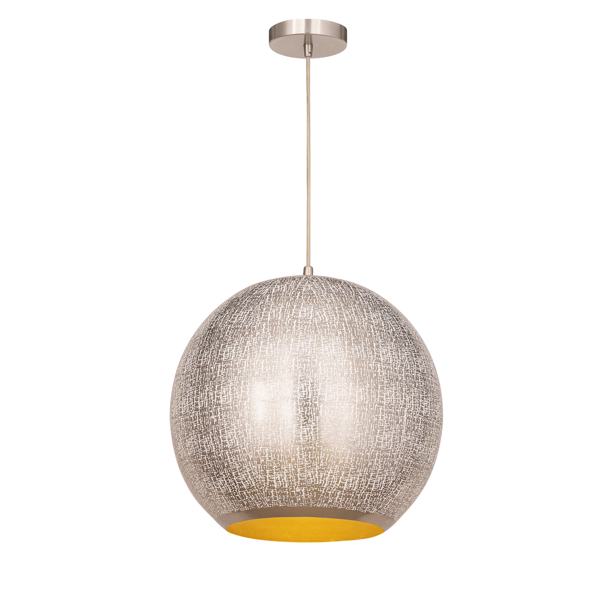 Aurelia 14" Pendant Arctic White by Maxim Lighting