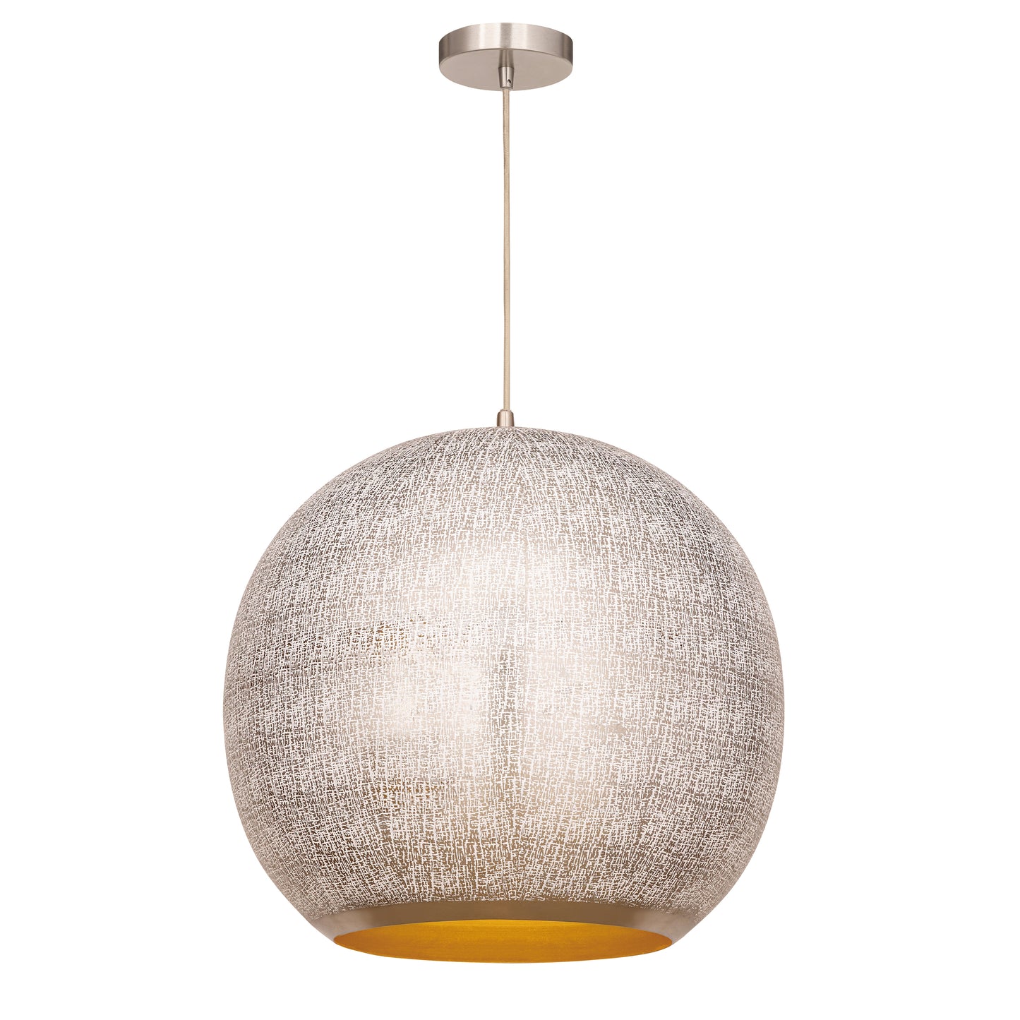 Aurelia 20" Pendant Arctic White by Maxim Lighting