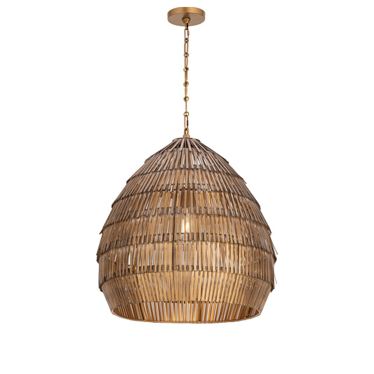 Gilda Large Pendant Antique Brass by Maxim Lighting