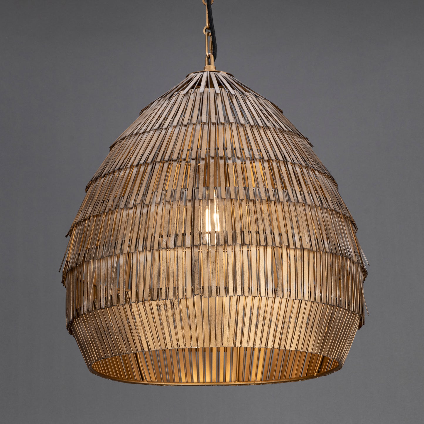 Gilda Large Pendant Antique Brass by Maxim Lighting