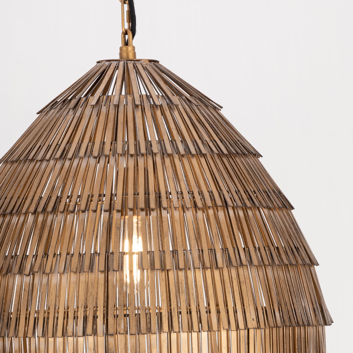 Gilda Large Pendant Antique Brass by Maxim Lighting