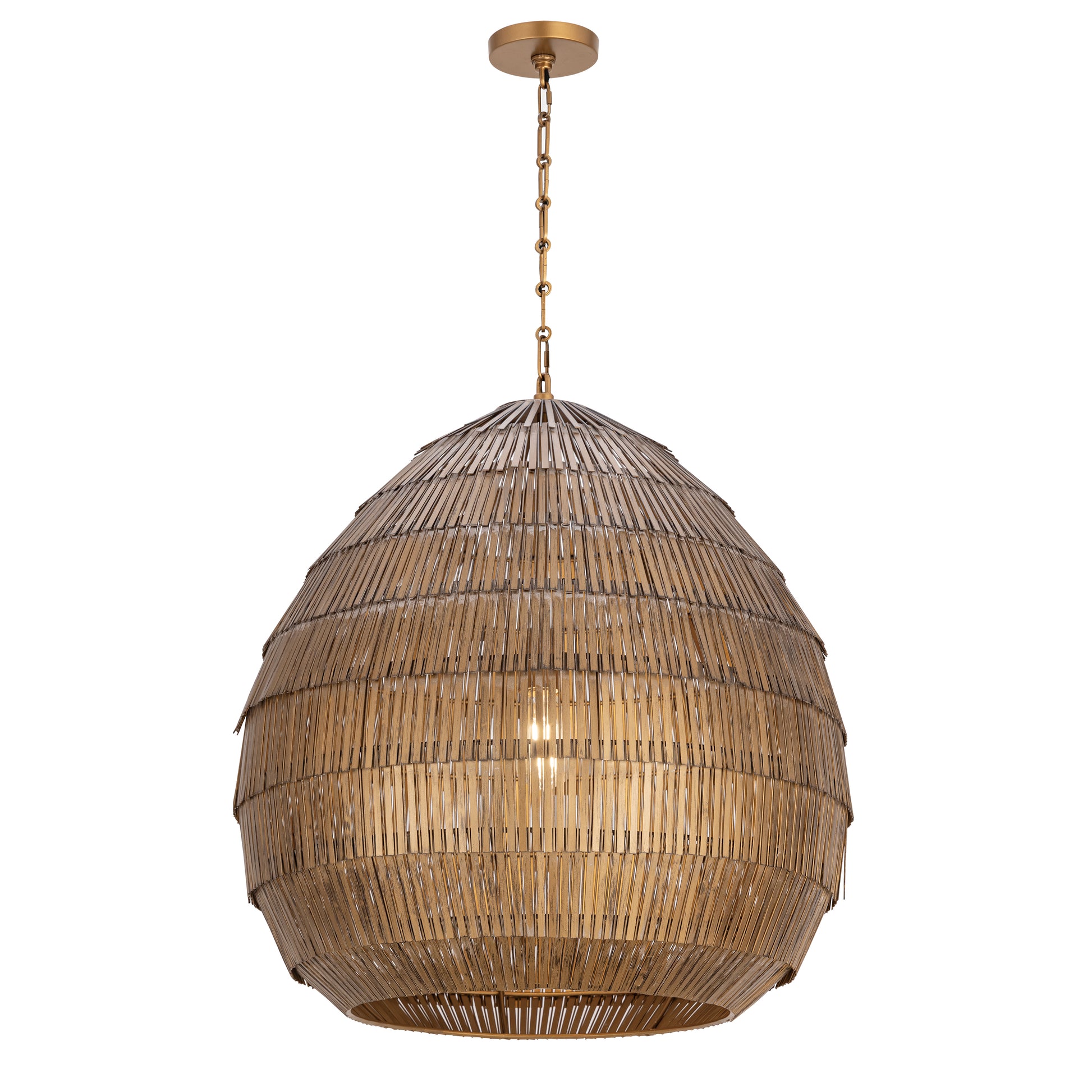 Gilda X-Large Pendant Antique Brass by Maxim Lighting