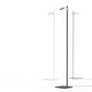 Pablo Designs Talia Floor Lamp Grey with Silver Post