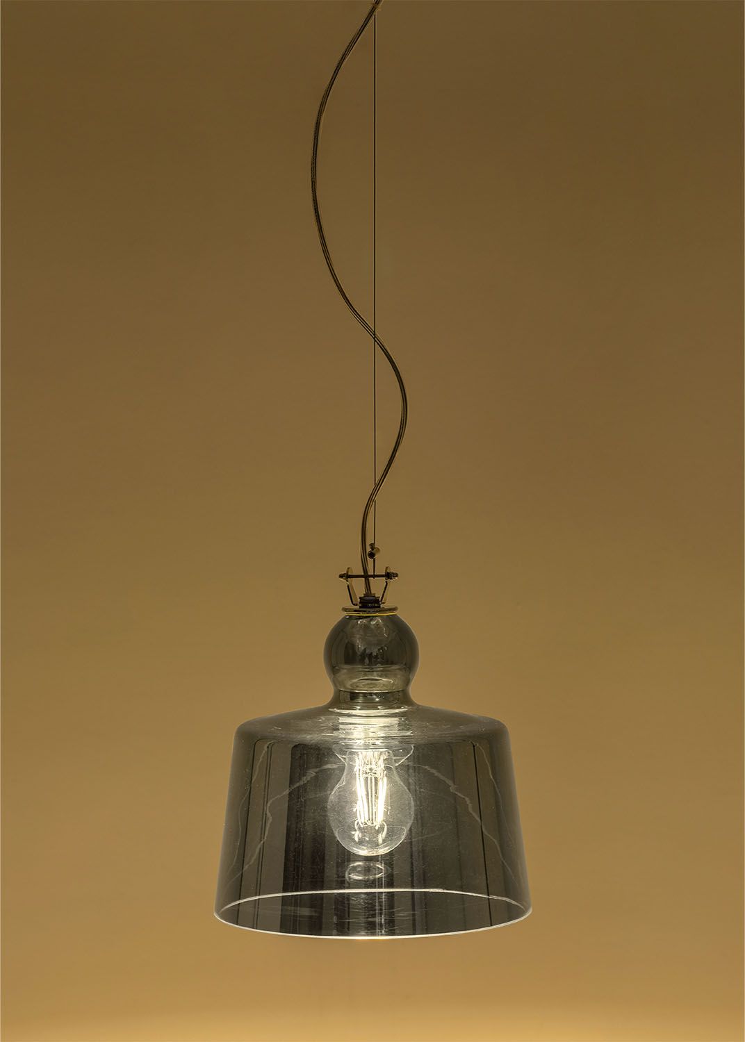 Produzione Privata Acquatinta in silver mirror – pendant light by Michele De Lucchi, photo 1