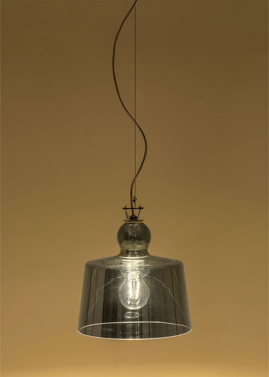 Produzione Privata Acquatinta in silver mirror – pendant light by Michele De Lucchi, photo 1