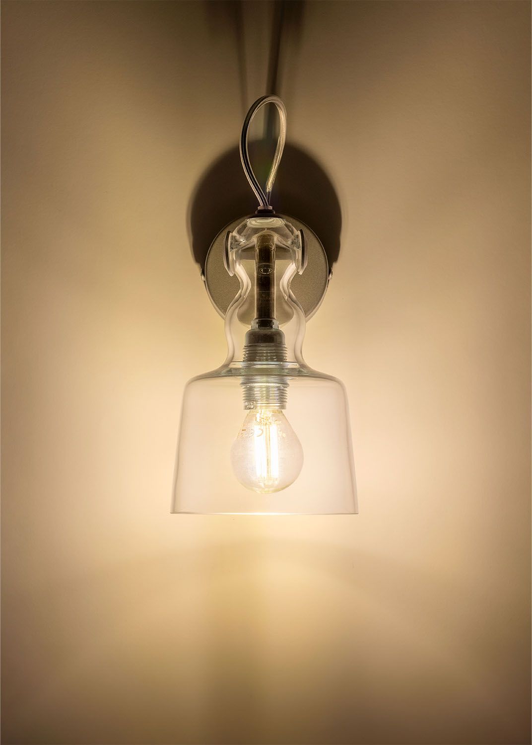 Produzione Privata Acquaparete in clear glass – wall light by Michele De Lucchi, photo 15