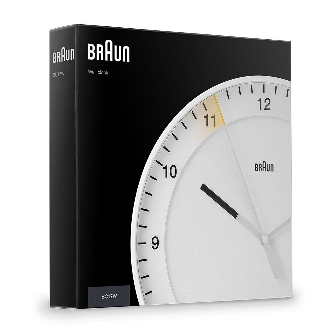 Braun BC17 Large Wall Clock, White (photo 12 of 16)