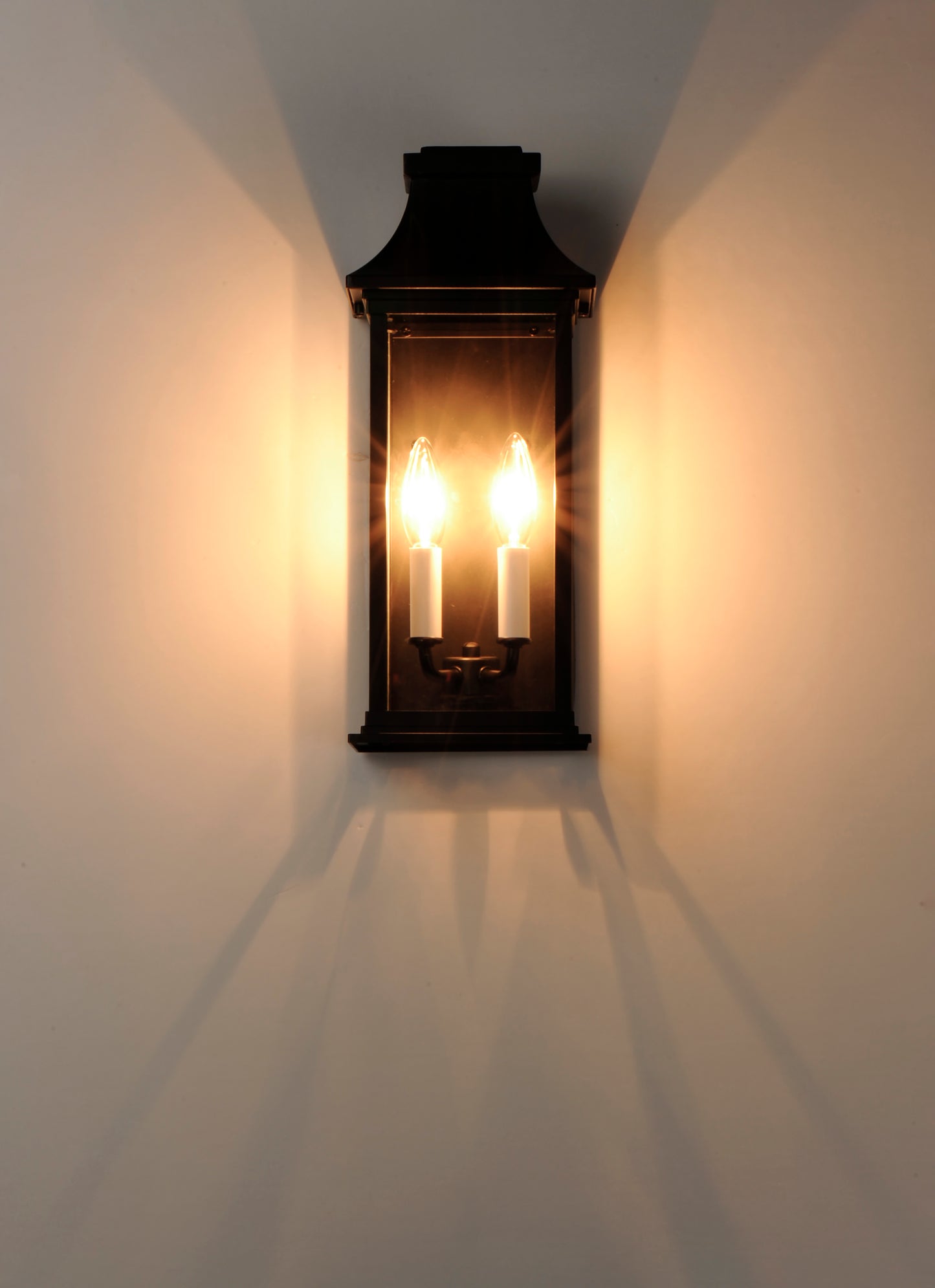 Vicksburg 2-Light Outdoor Pocket Wall Sconce Black by Maxim Lighting